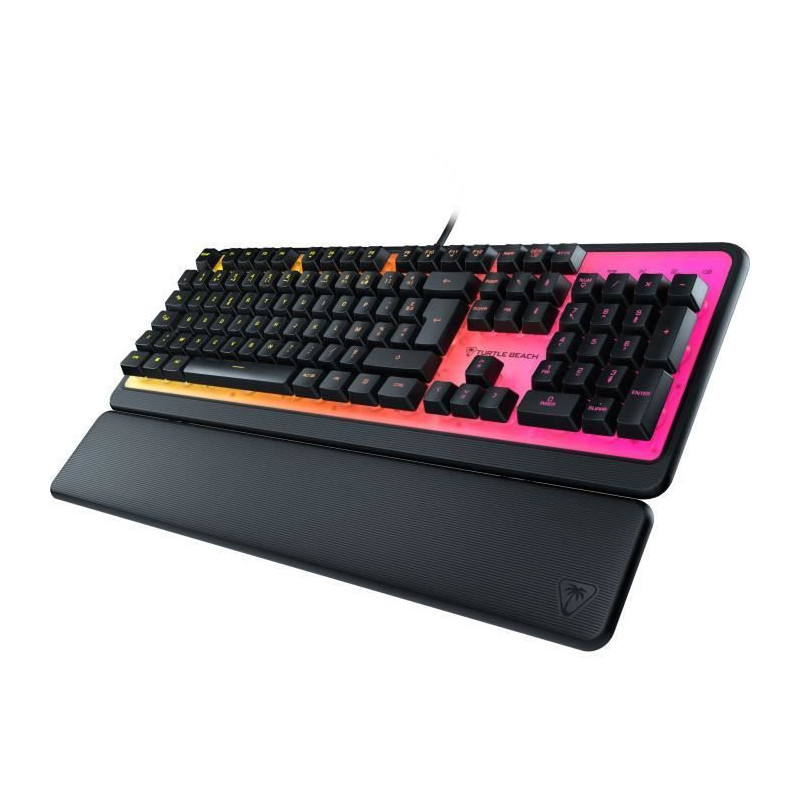 Turtle Beach Magma Gaming Keyboard - RGB Membrane - Black, Quiet Keys,