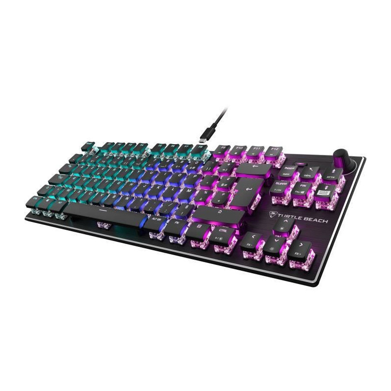 Compact mechanical RGB gaming keyboard - TURTLE BEACH - Vulcan TKL - B