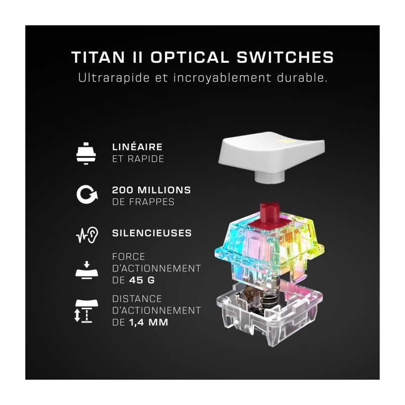 Turtle Beach Vulcan II Mini Wireless Optical Mechanical Gaming Keyboar