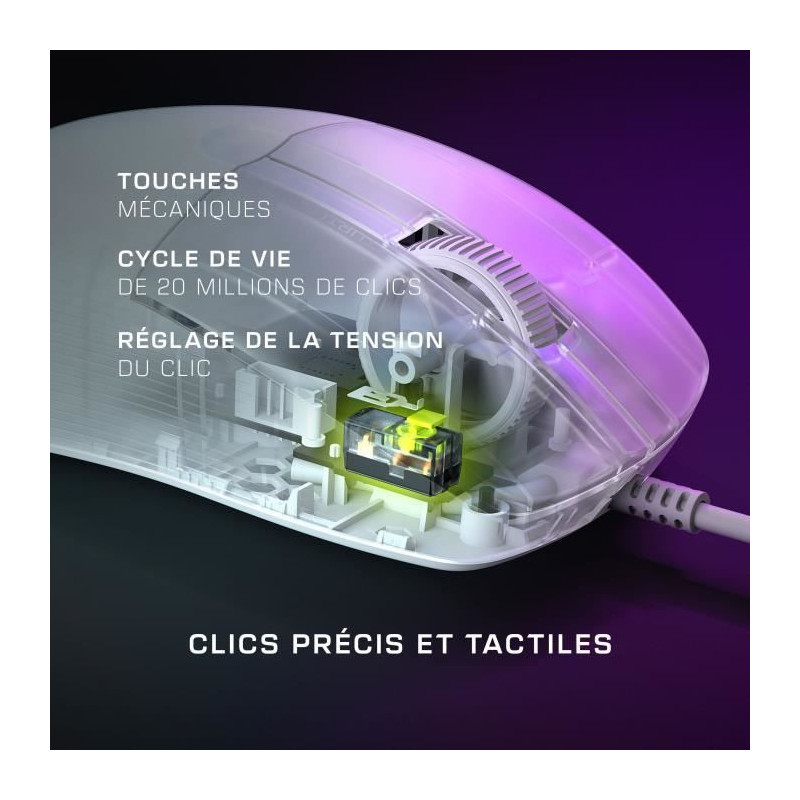Ultra-light wireless gaming mouse - TURTLE BEACH - Pure SEL - White
