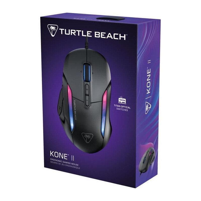 Turtle Beach Kone™ II Wireless Gaming Mouse - Ultra-Lightweight - Bl
