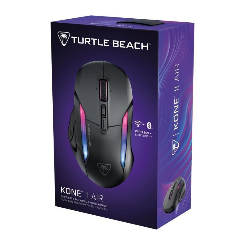 Turtle Beach Kone™ II Air Wireless Gaming Mouse - Ergonomic - Black,
