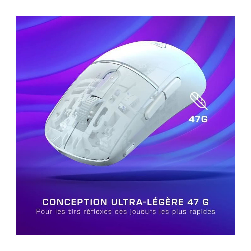 Wireless Gaming Mouse - TURTLE BEACH - Burst II Air - White