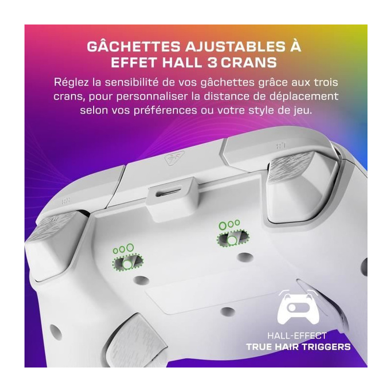 Gamepad - Xbox Series X|S, Xbox One and PC - Afterglow Wave - RGB - Wi