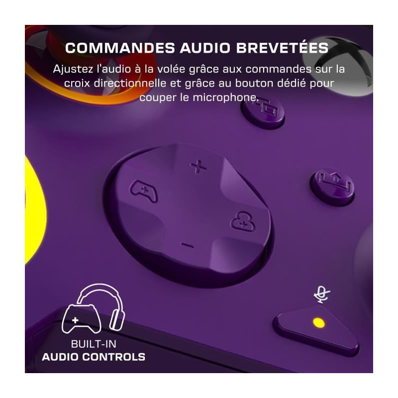 Gamepad - Xbox Series X|S, Xbox One and PC - Afterglow Wave - RGB - Wi