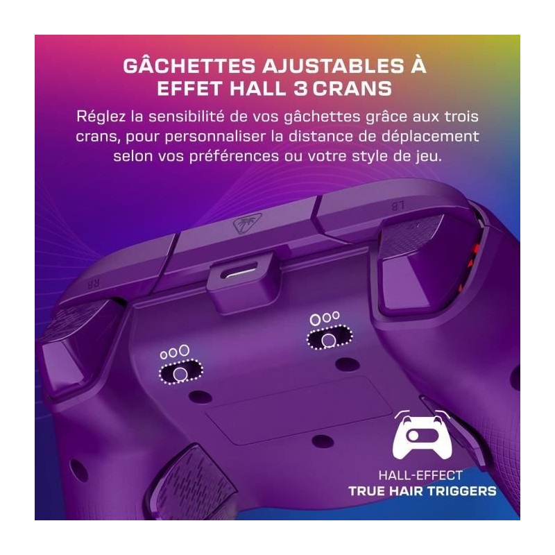 Gamepad - Xbox Series X|S, Xbox One and PC - Afterglow Wave - RGB - Wi