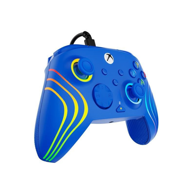 Gamepad - Xbox Series X|S, Xbox One and PC - Afterglow Wave - RGB - Wi