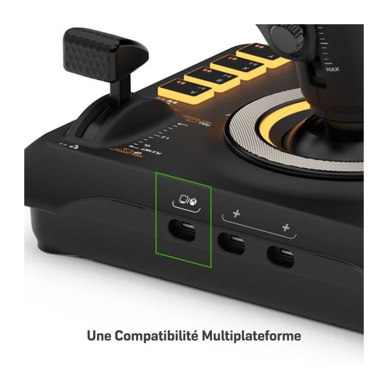 Gaming joystick - TURTLE BEACH - VelocityOne™ - Flightstick - Black