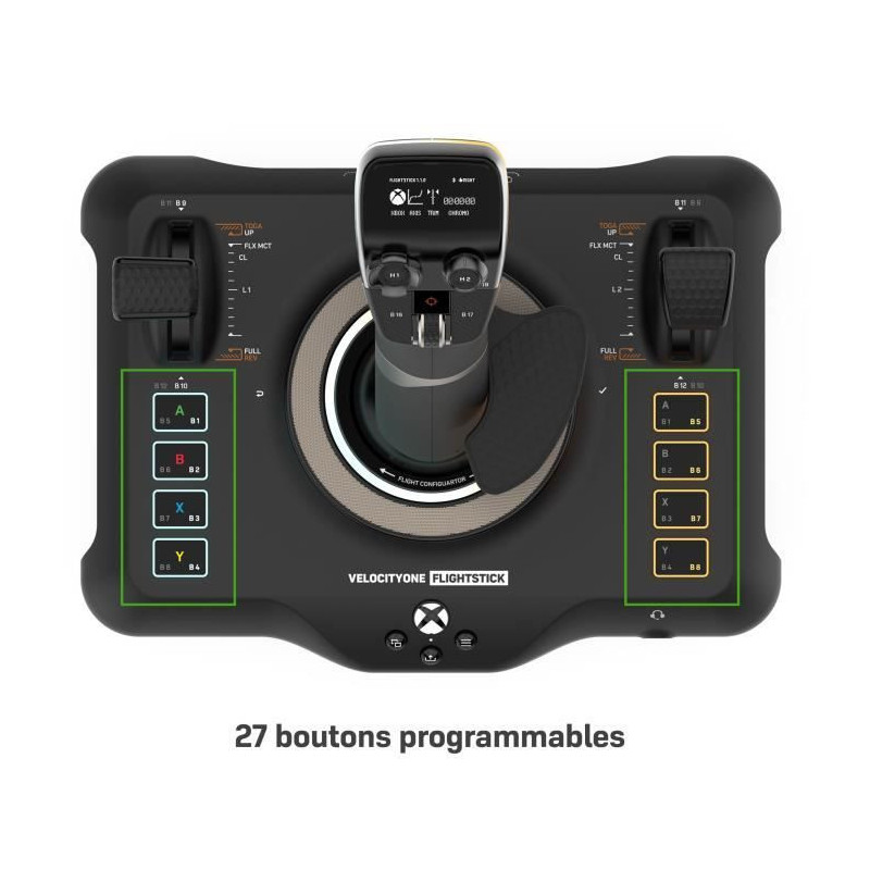 Gaming joystick - TURTLE BEACH - VelocityOne™ - Flightstick - Black