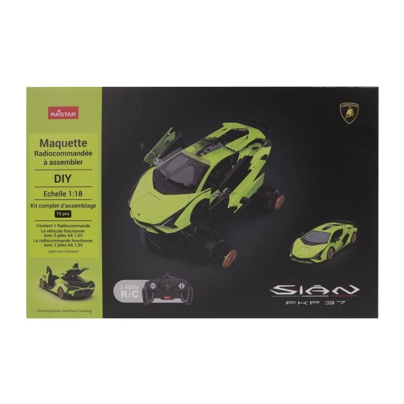 Lamborghini Sian Assembly Kit - TURBO CHALLENGE - Remote Control Car -