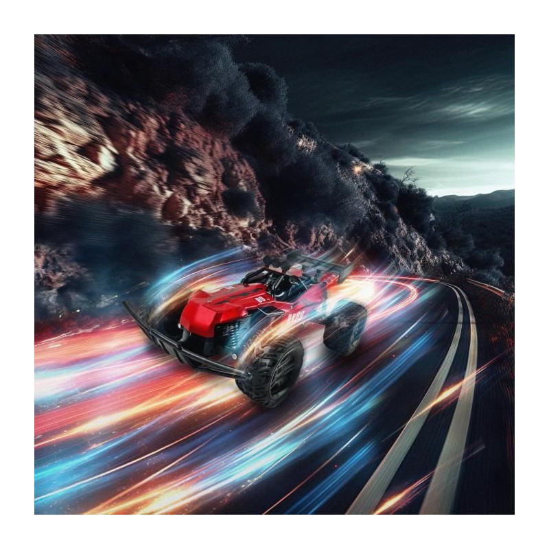 Remote Control Car - TURBO CHALLENGE - RX Car 89 093721 - Red - 1/12 -