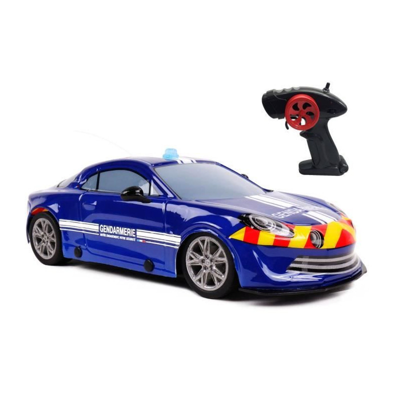 Remote-controlled car - TURBO CHALLENGE - Alpine A110 Gendarmerie - Fr