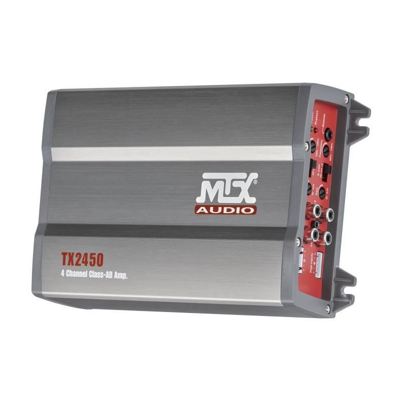 Amplifier - MTX AUDIO - 4-channel class-AB 4x50Wrms - 40 or 4x 75Wrms