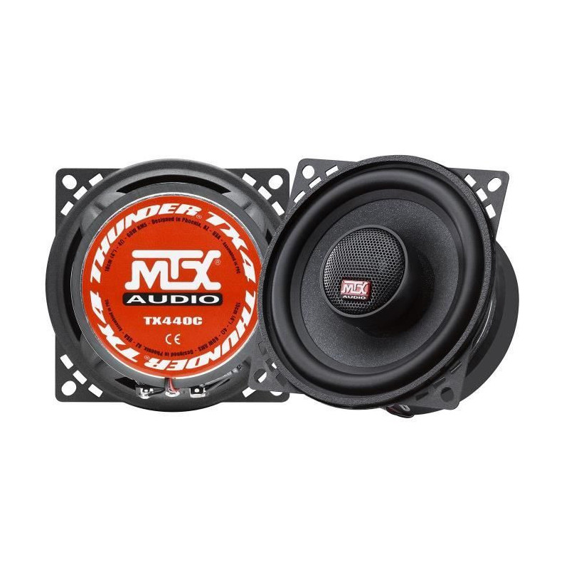 MTX TX440C 2-Way Coaxial Speakers - 10cm - 60W