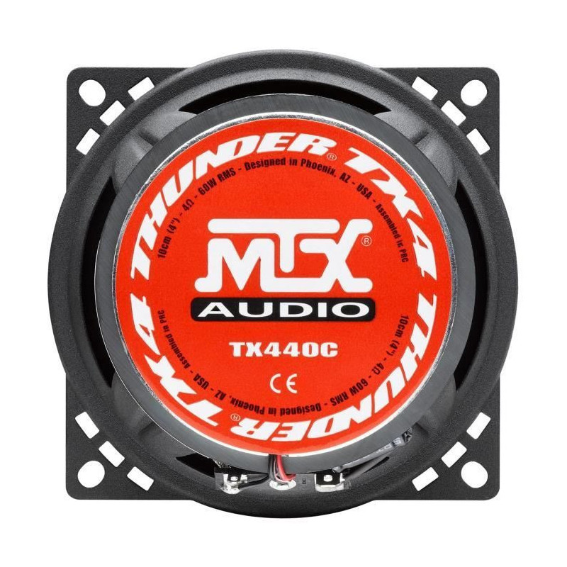 MTX TX440C 2-Way Coaxial Speakers - 10cm - 60W