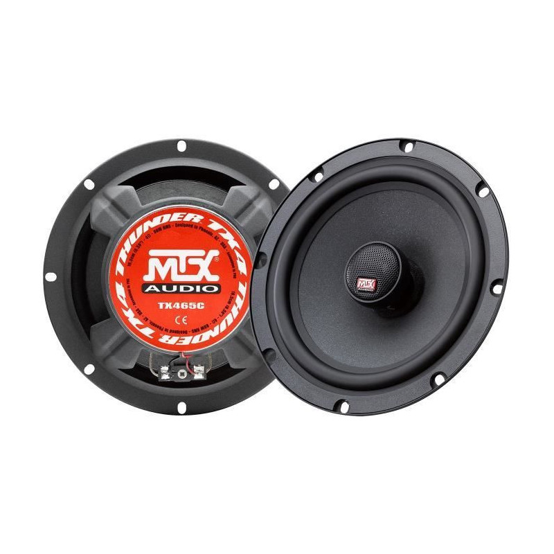 MTX TX465C 2-Way Coaxial Speakers - 16.5cm - 80W