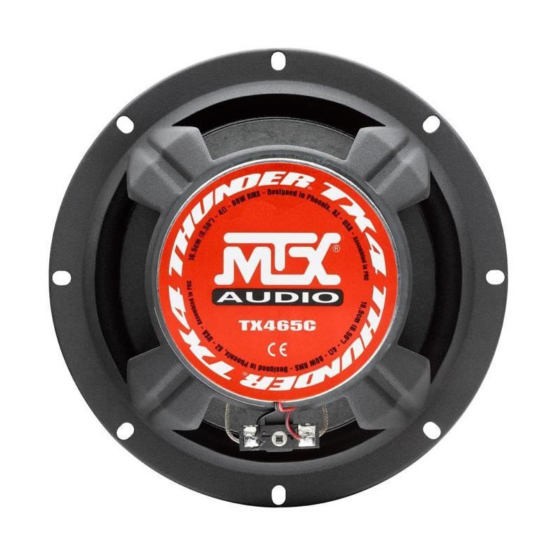MTX TX465C 2-Way Coaxial Speakers - 16.5cm - 80W