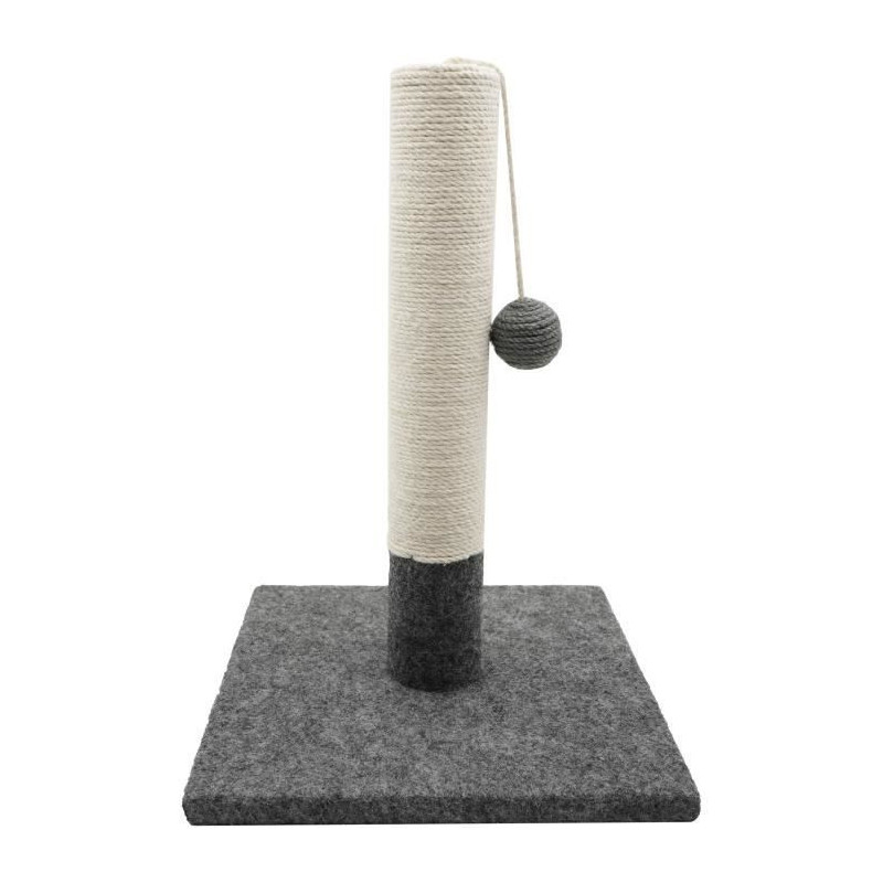 Scratching post - TYROL - 404113 - Single - Grey and white - 42cm