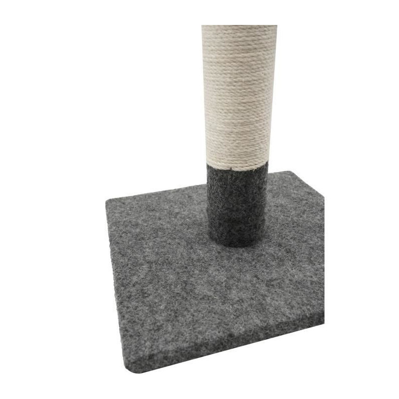 Scratching post - TYROL - 404113 - Single - Grey and white - 42cm