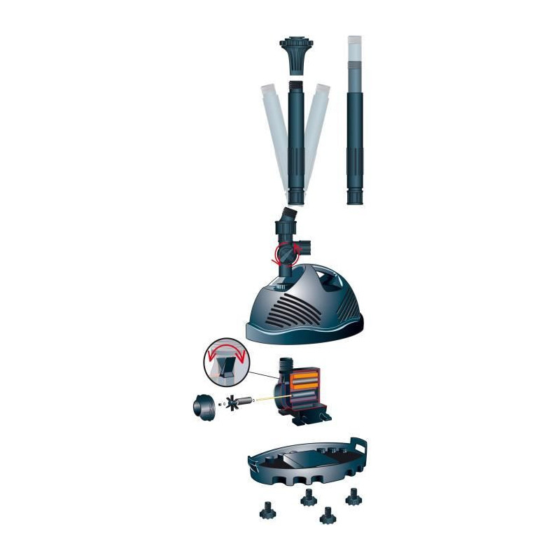 ELIMAX 6000 Pond pump for games and water jets 6100l / h