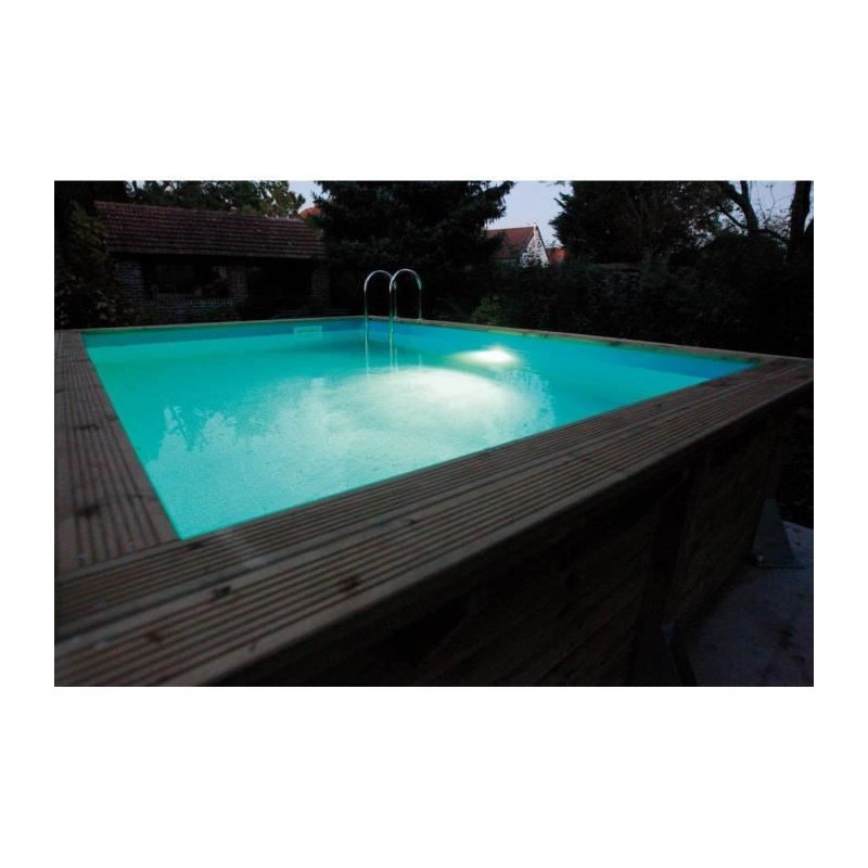 UBBINK white 350 led spotlight for wood pools
