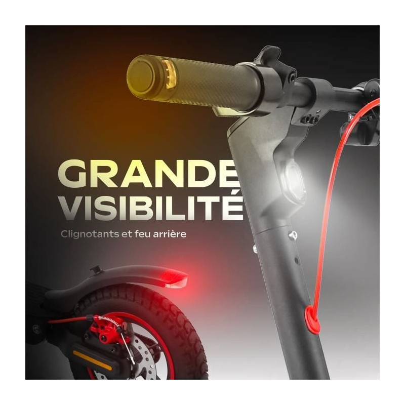 Foldable electric scooter - URBANGLIDE - 100 MAX - 350W - 10 wheels -