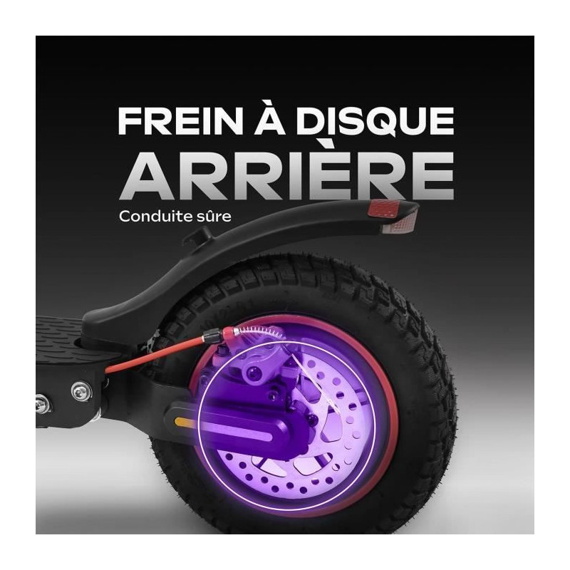 Foldable electric scooter - URBANGLIDE - 100 MAX - 350W - 10 wheels -