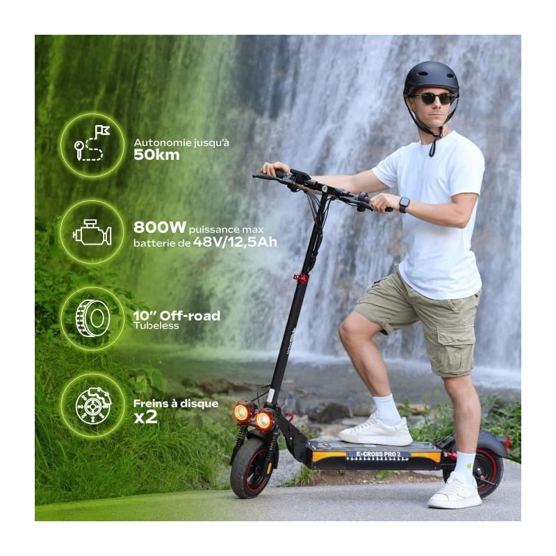 All-terrain electric scooter - URBANGLIDE - ECROSS PRO 2 - 10 - 48V -