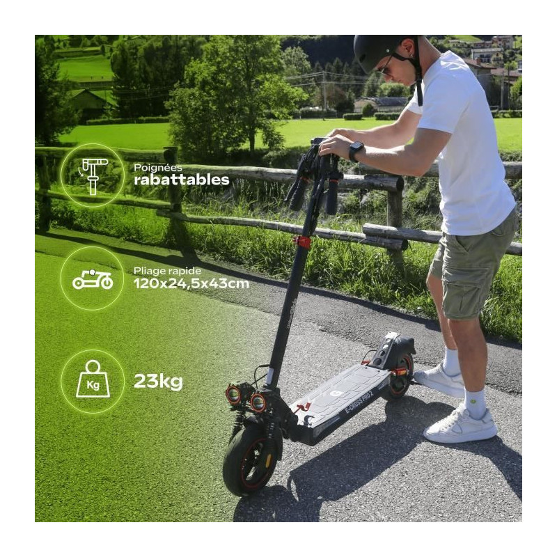All-terrain electric scooter - URBANGLIDE - ECROSS PRO 2 - 10 - 48V -