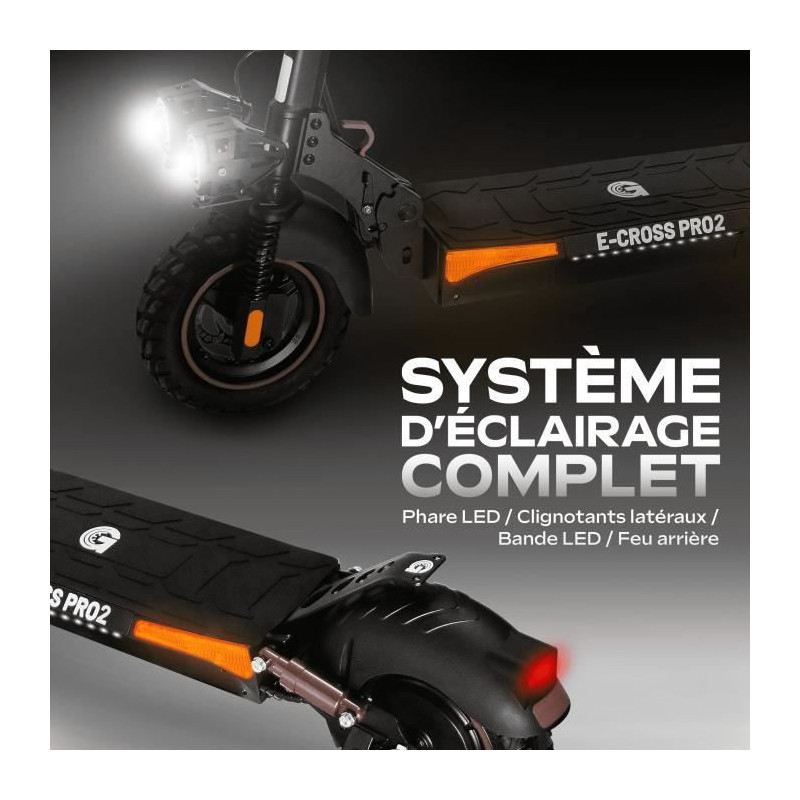 All-terrain electric scooter - URBANGLIDE - ECROSS PRO 2 - 10 - 48V -