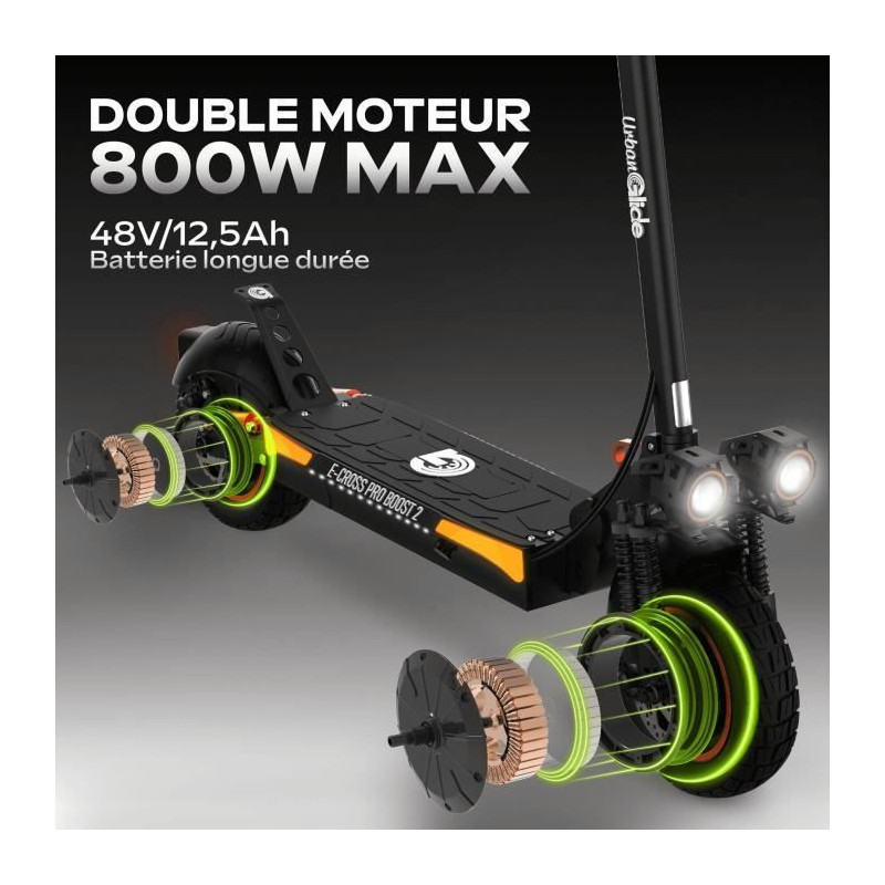 All-terrain electric scooter - URBANGLIDE - ECROSS PRO BOOST 2 - 10 -