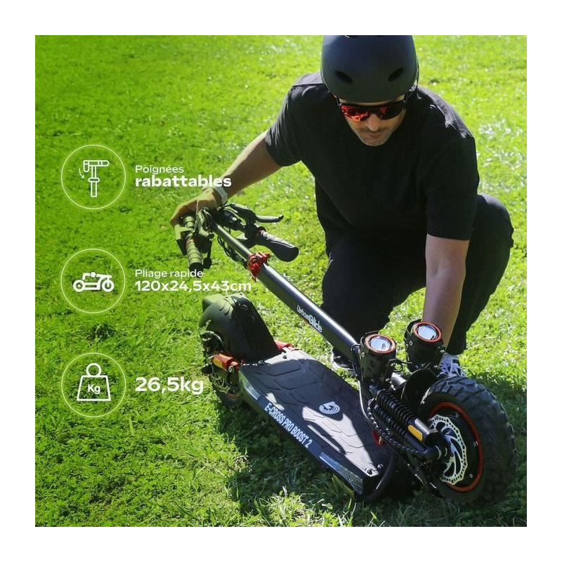 All-terrain electric scooter - URBANGLIDE - ECROSS PRO BOOST 2 - 10 -