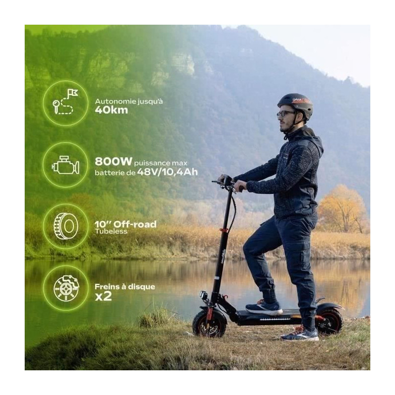 Foldable all-terrain electric scooter - URBANGLIDE - ECROSS PRO LITE 2
