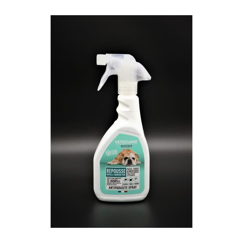 Vetocanis Anti-Puaces, Anti-Tiques and Anti-Mosquitoes-For Dog-500 ml