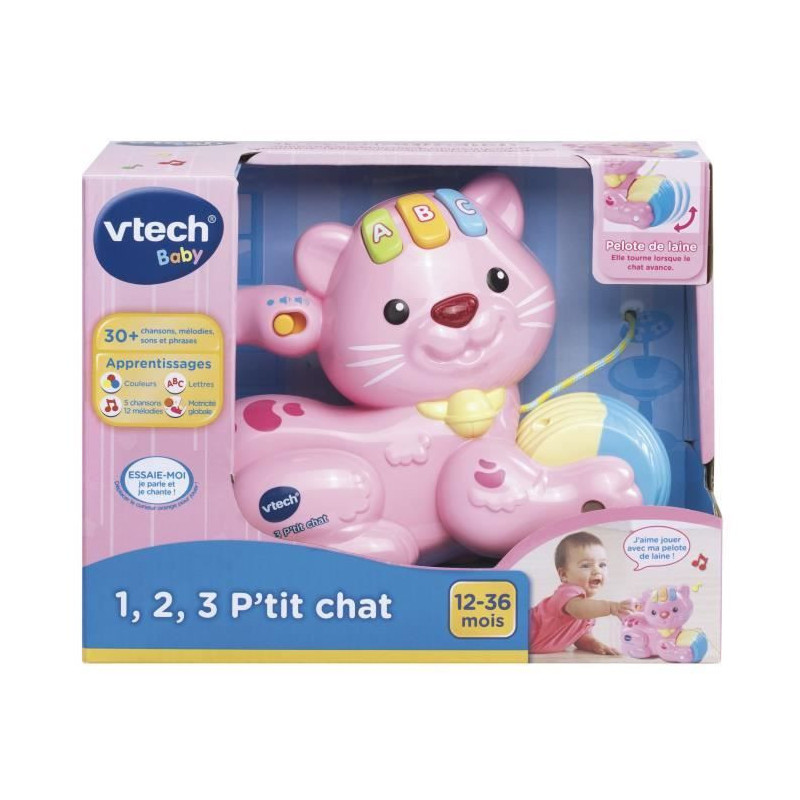 VTECH - 1,2,3 P'tit Chat Rose