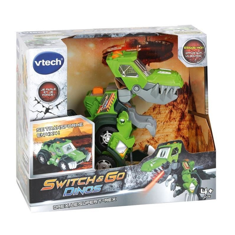 Switch & Go Dinos - Drex Super T-Rex (Jeep)