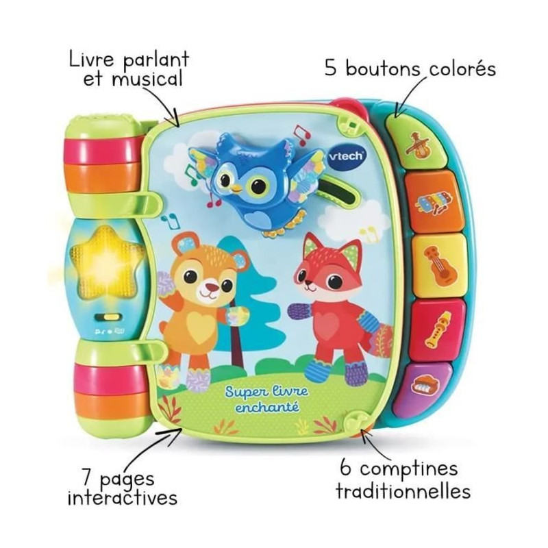 VTECH BABY - Super Enchanted Book of Baby Kitties - Blue