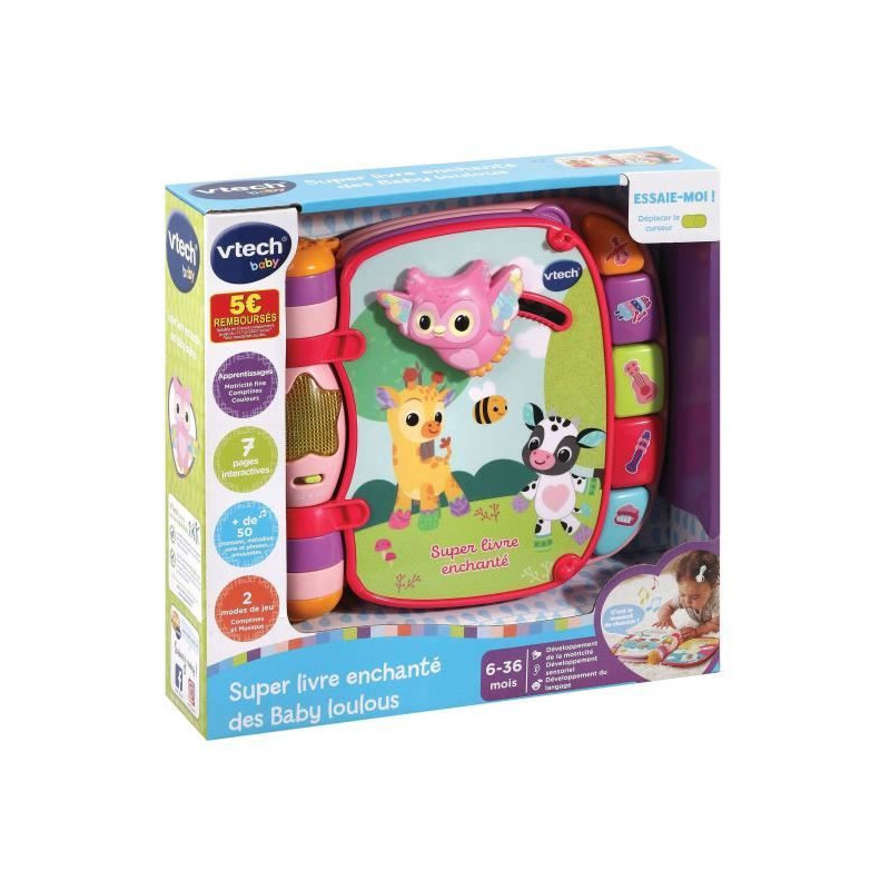 VTECH BABY - Super Enchanted Book of Baby Kitties - Pink