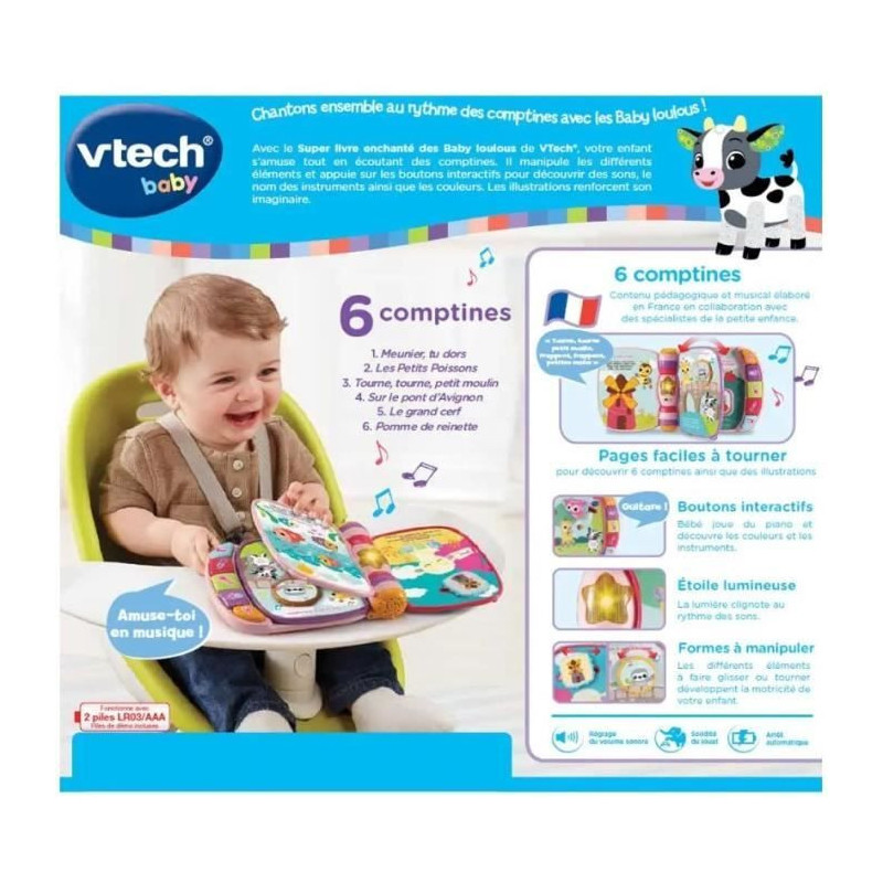 VTECH BABY - Super Enchanted Book of Baby Kitties - Pink