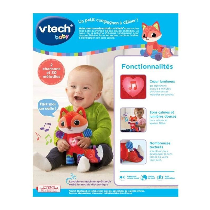 Vtech Baby - Malo, my sleeping fox - 0 - 36 months