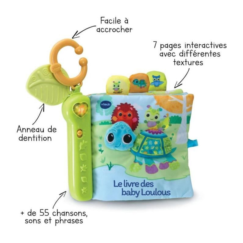 Vtech Baby - Toudoux interactive book of Loulous - 6 - 36 months