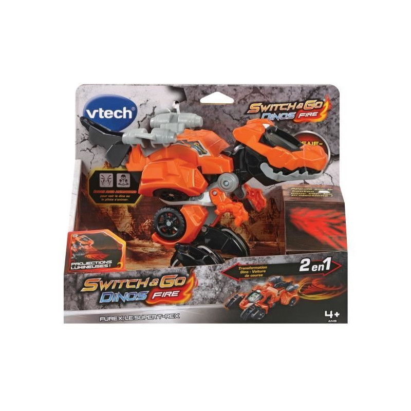 VTECH Switch & Go Dinos Fire - Furex, The Super T-Rex