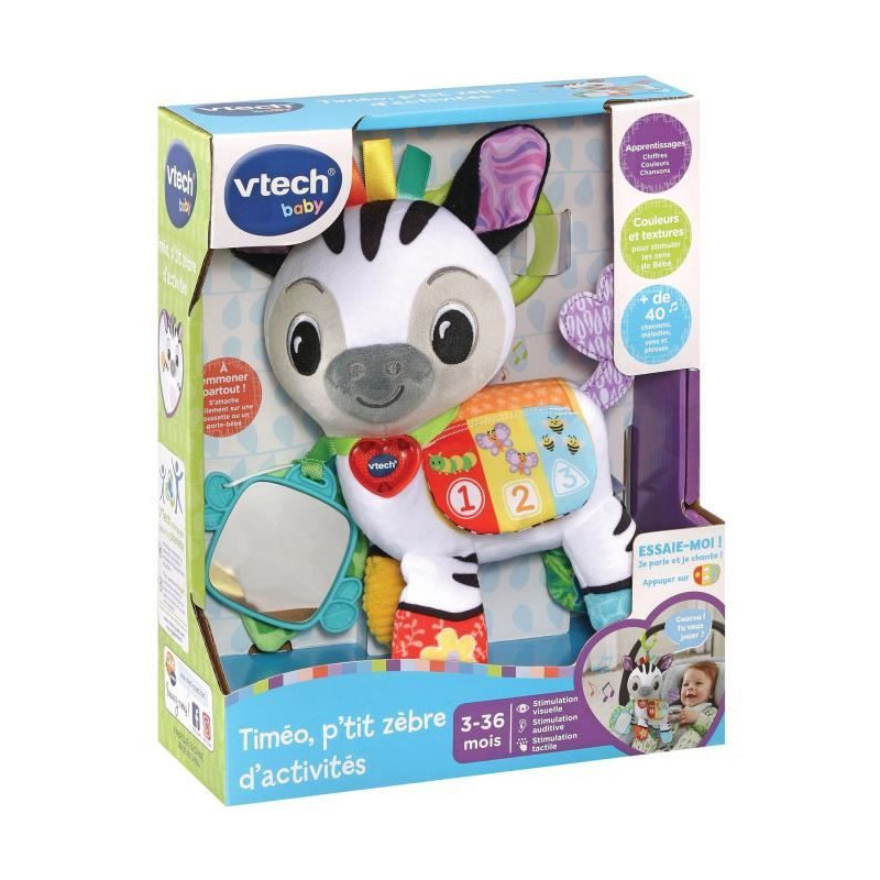 VTECH BABY - Timéo, P'tit zebre de Activities