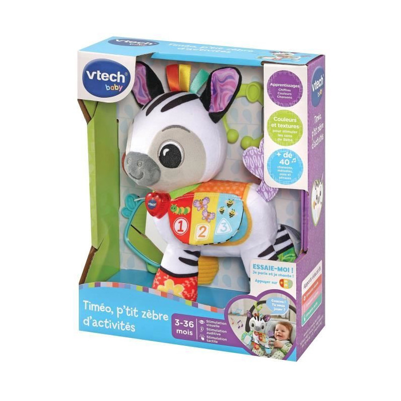 VTECH BABY - Timéo, P'tit zebre de Activities