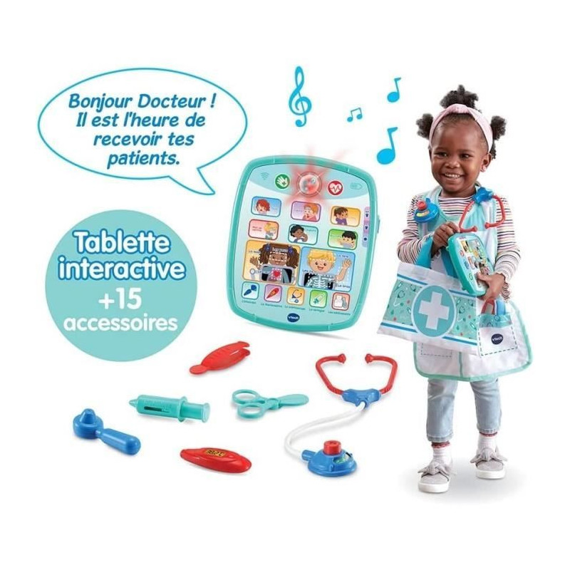 VTECH - 1,2,3 Imitate Me - Electronic Doctor Apprentice Kit - Kids Pre