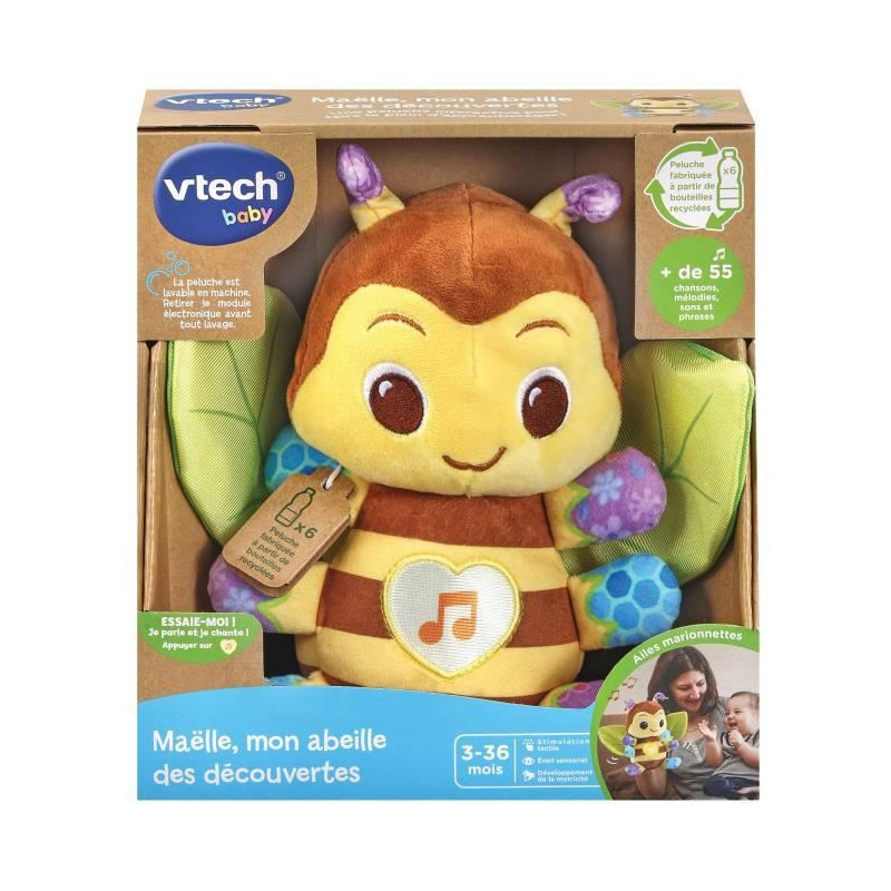 VTECH BABY - Maëlle, my Discovery Bee (Recycled Plastic Bottles)