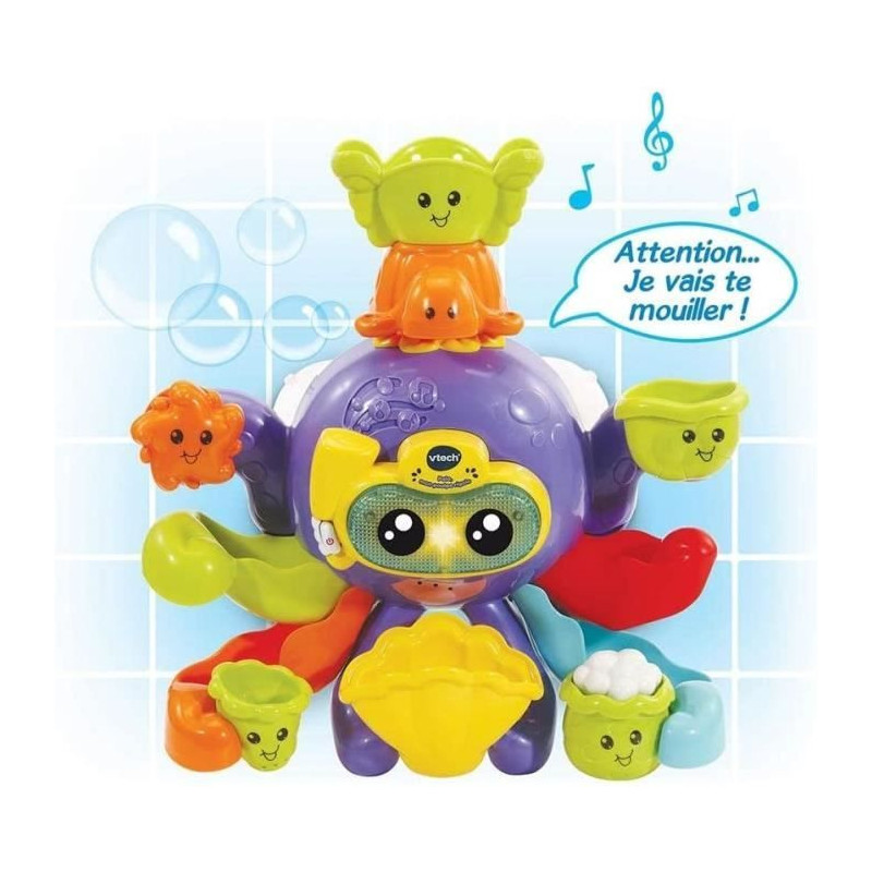 VTECH BABY - Bath Toy - Polo, My Funny Octopus