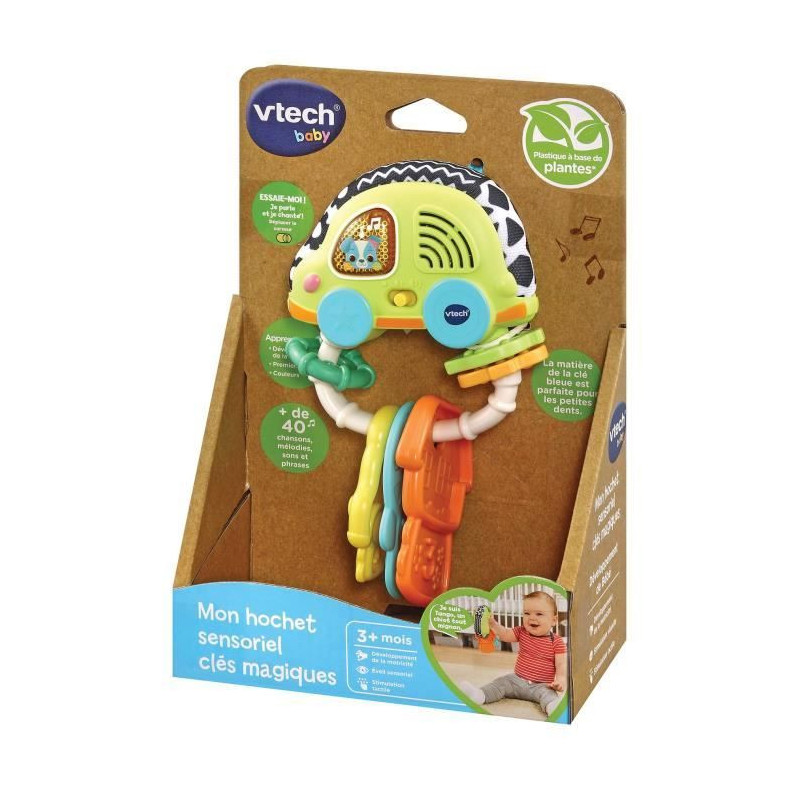 VTECH BABY - My sensory rattle Magic Keys (Bioplastic)