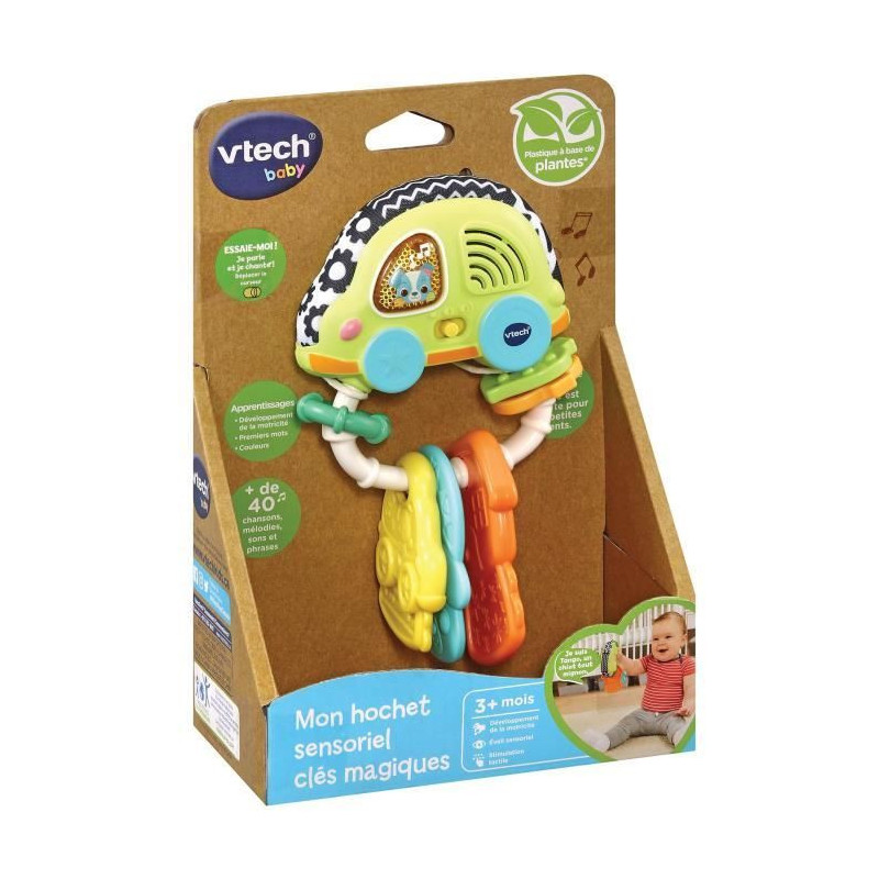 VTECH BABY - My sensory rattle Magic Keys (Bioplastic)