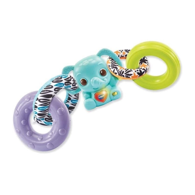 VTECH BABY - Nino, Baby Elephant Stacko 3 in 1 (Bio-Based Plastic)
